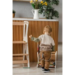 Luna Toys Wit Houten Leertoren Keukenhulp LU-00552 -Baby Thuis Verkoop luna toys wit houten leertoren keukenhulp 5