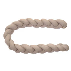 MamaLoes Amy Ajour Nougat 210 Cm Braided Bedbumper 84269 -Baby Thuis Verkoop mamaloes amy ajour nougat 210 cm braided bedbumper 84269 2