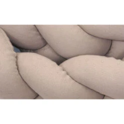MamaLoes Amy Ajour Nougat 210 Cm Braided Bedbumper 84269 -Baby Thuis Verkoop mamaloes amy ajour nougat 210 cm braided bedbumper 84269 4
