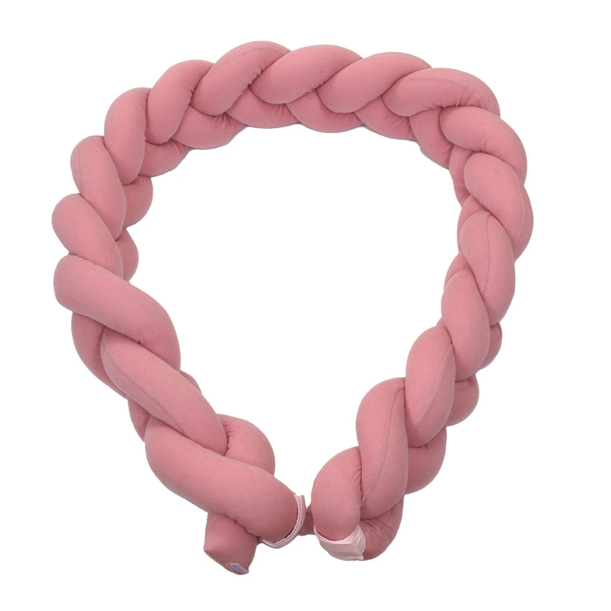 MamaLoes Amy Ajour Roze 210 Cm Braided Bedbumper 84268 3 MamaLoes Amy Ajour Roze 210 Cm Braided Bedbumper 84268