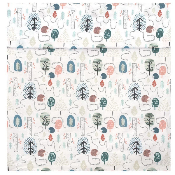 MamaLoes Amy Animal Forest Green 100 X 150 Cm Ledikantlaken 81917