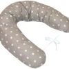 MamaLoes Amy Grijs Met Witte Sterren Voedingskussen 66780 -Baby Thuis Verkoop mamaloes amy grijs met witte sterren voedingskussen 66780