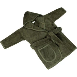 MamaLoes Badstof Groen 1-2jr Badjas ML010308 -Baby Thuis Verkoop mamaloes badstof groen 0 1jr badjas ml010307 04 1