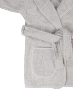 MamaLoes Badstof Light Grey 0-1jr Badjas ML5086 -Baby Thuis Verkoop mamaloes badstof light grey 0 1jr badjas ml5086 01