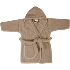 MamaLoes Badstof Zand 1-2jr Badjas ML010306 -Baby Thuis Verkoop mamaloes badstof zand badjas 5 1