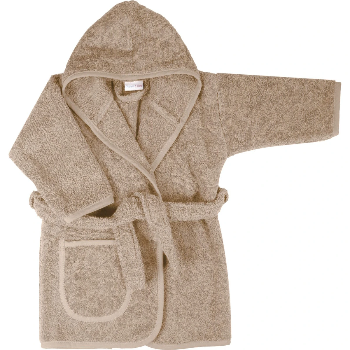 MamaLoes Badstof Zand 0-1jr Badjas ML010305 3 MamaLoes Badstof Zand 0-1jr Badjas ML010305