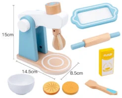 Eco Toys Blauw Houten Mixer HC493383 -Baby Thuis Verkoop mamaloes eco toys blauw houten mixer 2
