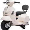 Eco Toys White Elektrische Vespa Scooter H1