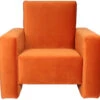 Ding Jamie Velvet Sienna Kinderfauteuil DI-34202 2 Ding Jamie Velvet Sienna Kinderfauteuil DI-34202 -Baby Thuis Verkoop mamaloes kinderfauteuil velvet oranje 01k