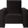 Ding Jamie Velvet Zwart Kinderfauteuil DI-34203 -Baby Thuis Verkoop mamaloes kinderfauteuil velvet zwart 01k