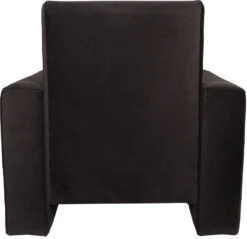 Ding Jamie Velvet Zwart Kinderfauteuil DI-34203 -Baby Thuis Verkoop mamaloes kinderfauteuil velvet zwart 03k