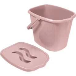 MamaLoes Licht Roze Badset Incl. Graphite Badstandaard -Baby Thuis Verkoop mamaloes licht roze luieremmer ml050304 1 3