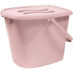 MamaLoes Licht Roze Badset Incl. Zwarte Badstandaard -Baby Thuis Verkoop mamaloes licht roze luieremmer ml050304 3 1