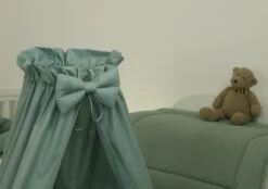 MamaLoes Pure Stonegreen Deluxe Wit Baby Wiegje 80635 11 MamaLoes Pure Stonegreen Deluxe Wit Baby Wiegje 80635 -Baby Thuis Verkoop mamaloes pure stonegreen deluxe wit baby wiegje 80635