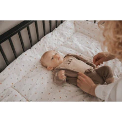 MamaLoes Panter Groen 80 X 100 Cm Omkeerbaar Boxkleed ML020227 -Baby Thuis Verkoop mamaloes stippen 80 x 100 cm omkeerbaar boxkleed ml020232 14