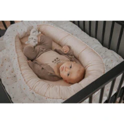 MamaLoes Panther Army Green Omkeerbaar Babynest ML3038 -Baby Thuis Verkoop mamaloes stippen omkeerbaar babynest ml020107 14