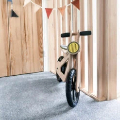 Mamatoyz Balance Bike Zwart Houten Loopfiets MT06 -Baby Thuis Verkoop mamatoyz balance bike zwart houten loopfiets mt06 5 1