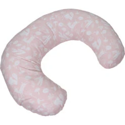 MamaLoes Botanical Animals Roze Medium Voedingskussen ML020301 -Baby Thuis Verkoop ml020301 02