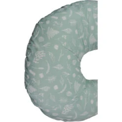 MamaLoes Botanical Animals Stone Green C-vorm Voedingskussen ML020411 -Baby Thuis Verkoop ml020411 02