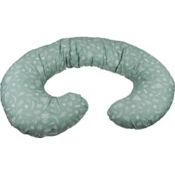 MamaLoes Botanical Animals Stone Green C-vorm Voedingskussen ML020411 -Baby Thuis Verkoop ml020411 03