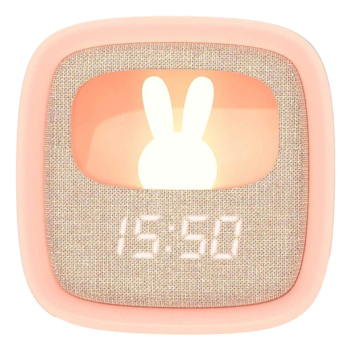 MOB Billy Roze Klok En Nachtlampje BILLY-PK-01 3 MOB Billy Roze Klok En Nachtlampje BILLY-PK-01