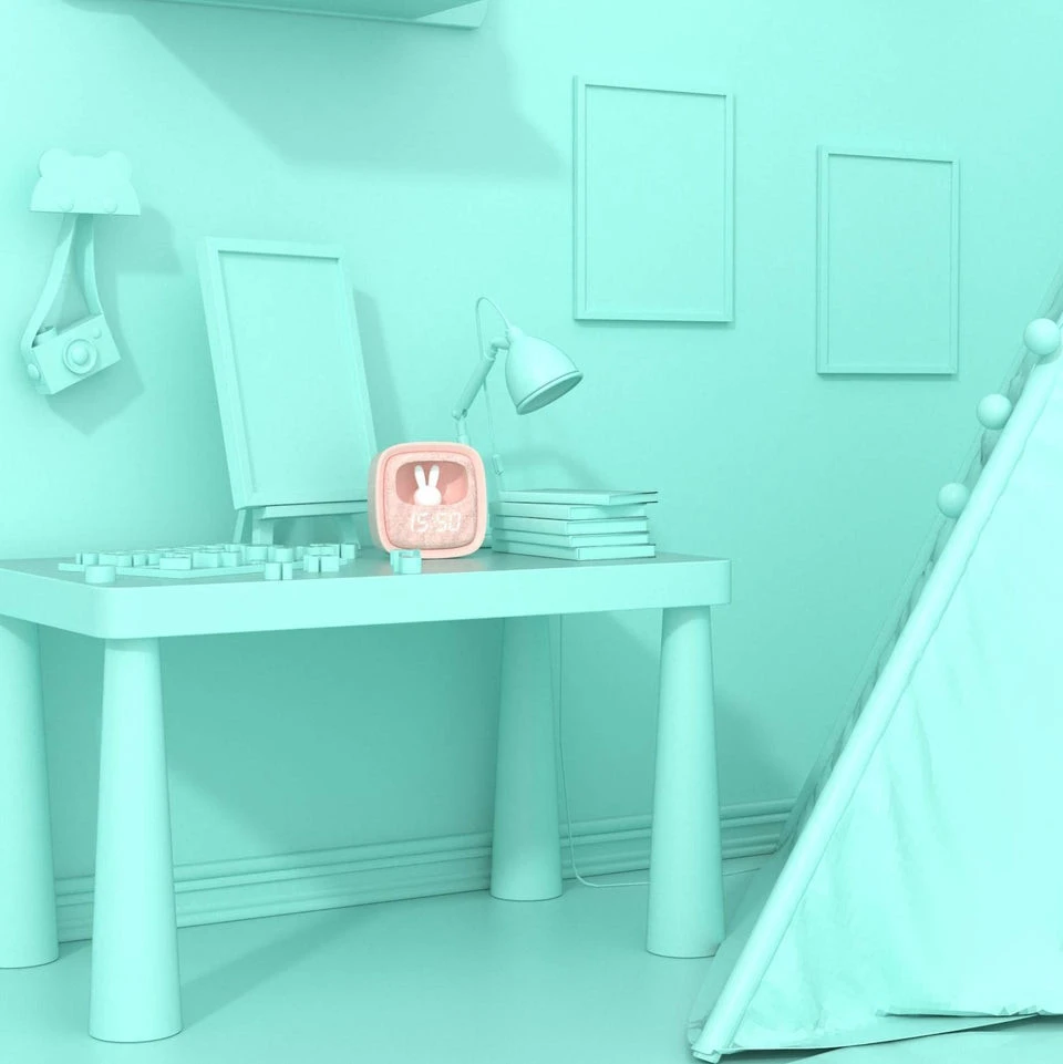 MOB Billy Roze Klok En Nachtlampje BILLY-PK-01 7 MOB Billy Roze Klok En Nachtlampje BILLY-PK-01 - Afbeelding 5