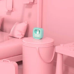 MOB Billy Turquoise Klok En Nachtlampje BILLY-BL-01 -Baby Thuis Verkoop mob billy turquiose klok en nachtlampje billy bl 01 4