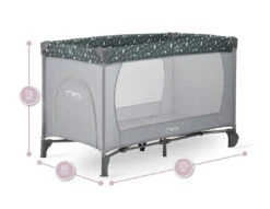 Momi Belove Grey Campingbed LOZE00015 -Baby Thuis Verkoop momi belove grey campingbed loze00015 15