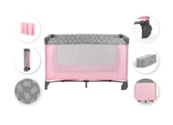 Momi Belove Pink Campingbed LOZE00016 25 Momi Belove Pink Campingbed LOZE00016 -Baby Thuis Verkoop momi belove pink campingbed loze00016 8