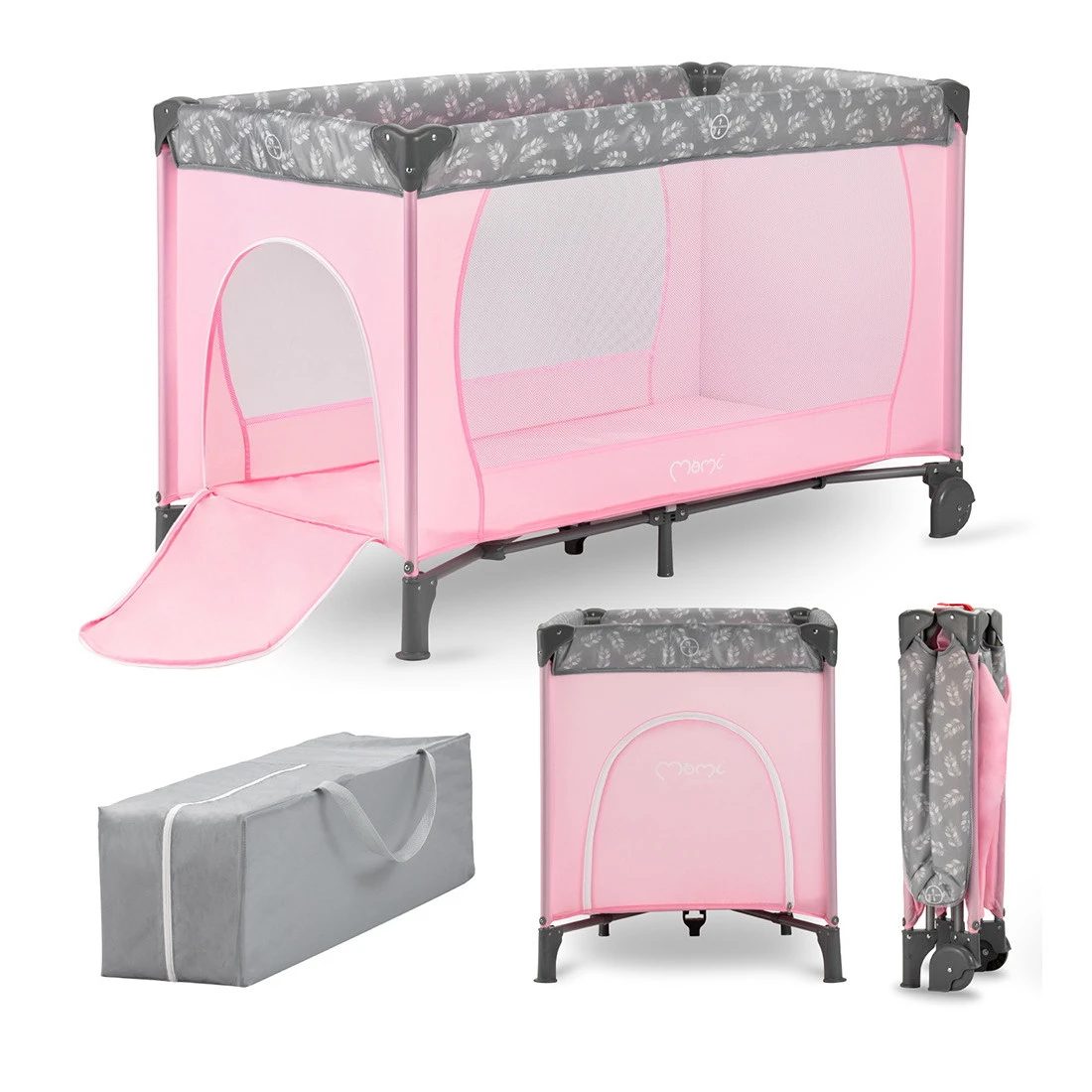 Momi Belove Pink Campingbed LOZE00016 11 Momi Belove Pink Campingbed LOZE00016 - Afbeelding 9