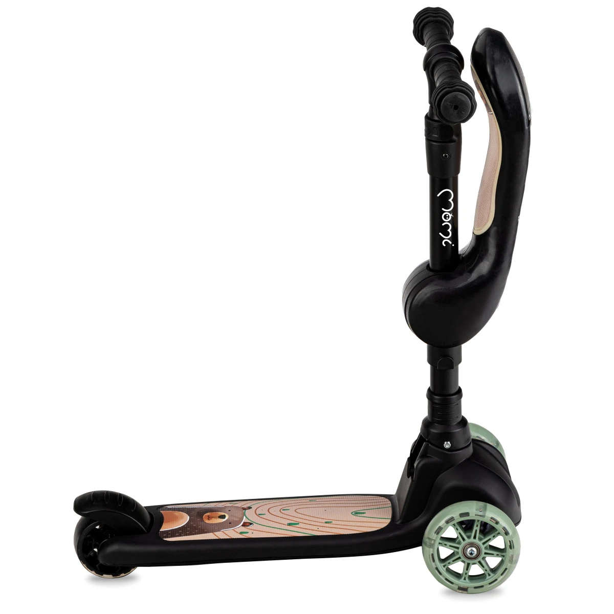 Momi Kiuru Black 2-in-1 Step/Loopfiets HUBA00035 7 Momi Kiuru Black 2-in-1 Step/Loopfiets HUBA00035 - Afbeelding 5