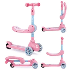 Momi Kiuru Pink 2-in-1 Step/Loopfiets HUBA00034 -Baby Thuis Verkoop momi kiuru pink 2 in 1 step loopfiets huba00036 10