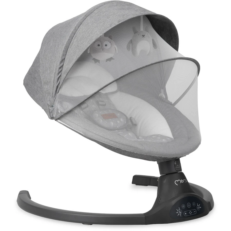 Momi Lami Dark Grey Elektrische Babyschommel BULE00022 5 Momi Lami Dark Grey Elektrische Babyschommel BULE00022 - Afbeelding 3