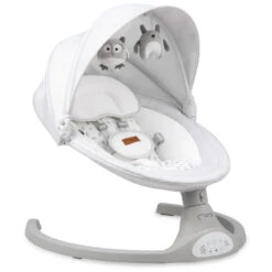 Momi Lami Light Grey Elektrische Babyschommel BULE00023