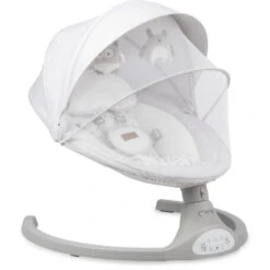 Momi Lami Light Grey Elektrische Babyschommel BULE00023 -Baby Thuis Verkoop momi lami light grey elektrische babyschommel bule00023.3