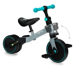 Momi Loris Grey/Turquoise 4-in-1 Ride-On Loopfiets ROBI00041 -Baby Thuis Verkoop momi loris grey turquoise 4 in 1 ride on loopfiets robi00041 6