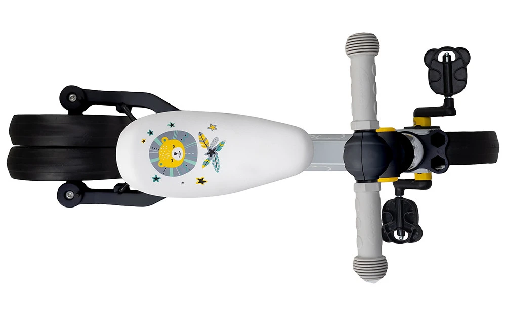 Momi Loris Grey/Yellow 4-in-1 Ride-On Loopfiets ROBI00040 7 Momi Loris Grey/Yellow 4-in-1 Ride-On Loopfiets ROBI00040 - Afbeelding 5