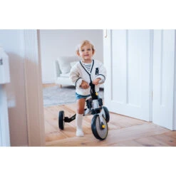 Momi Loris Grey/Turquoise 4-in-1 Ride-On Loopfiets ROBI00041 -Baby Thuis Verkoop momi loris loopfiets 2 2 1