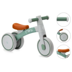 Momi Tedi Green Mini Bike Loopfiets ROBI00035 -Baby Thuis Verkoop momi tedi green mini bike loopfiets robi00035 5