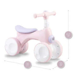 Momi Tobis Pink Ride-On Bubbles Loopfiets ROBI00042 -Baby Thuis Verkoop momi tobis pink ride on bubbles loopfiets robi00042 10