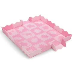 Momi Zawi Pink Schuimrubberen Puzzelmat Met Rand MAED00012 -Baby Thuis Verkoop momi zawi pink schuimrubberen puzzelmat met rand maed00012 2