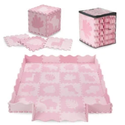 Momi Zawi Pink Schuimrubberen Puzzelmat Met Rand MAED00012 -Baby Thuis Verkoop momi zawi pink schuimrubberen puzzelmat met rand maed00012 8