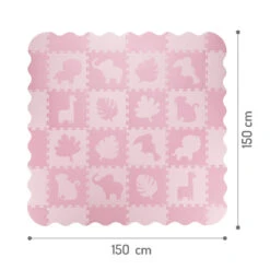 Momi Zawi Pink Schuimrubberen Puzzelmat Met Rand MAED00012 -Baby Thuis Verkoop momi zawi pink schuimrubberen puzzelmat met rand maed00012 9