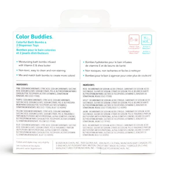 Munchkin Color Buddies 2 Stuks Badspeeltjes 051737 - Afbeelding 8