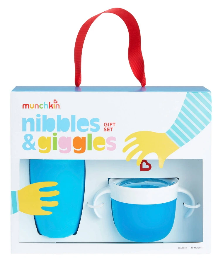 Munchkin Nibbles & Giggles Blue Gift Set 051877 3 Munchkin Nibbles & Giggles Blue Gift Set 051877