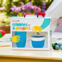 Munchkin Nibbles & Giggles Blue Gift Set 051877 13 Munchkin Nibbles & Giggles Blue Gift Set 051877 -Baby Thuis Verkoop munchkin nibbles giggles blue gift set 051877 3