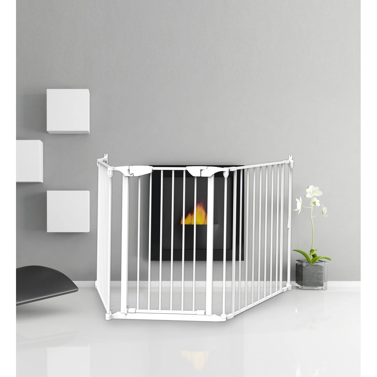 Noma Wit 5-Delige Kamerverdeler En Traphek Veiligheidshek 94047 5 Noma Wit 5-Delige Kamerverdeler En Traphek Veiligheidshek 94047 - Afbeelding 3