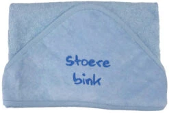 Petit Villain Stoere Bink Lichtblauw Badcape