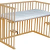 Amal II Piccolo Naturel Wieg Aan Bed Incl. Matras -Baby Thuis Verkoop piccolo naturel beuken wieg aan bed