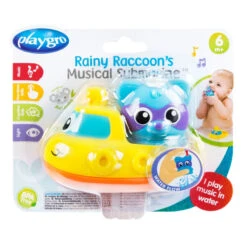 Playgro Rainy Raccoon Submarine Muzikaal Badspeeltje P4087629 -Baby Thuis Verkoop playgro rainy raccoon submarine muzikaal badspeeltje p4087629 013